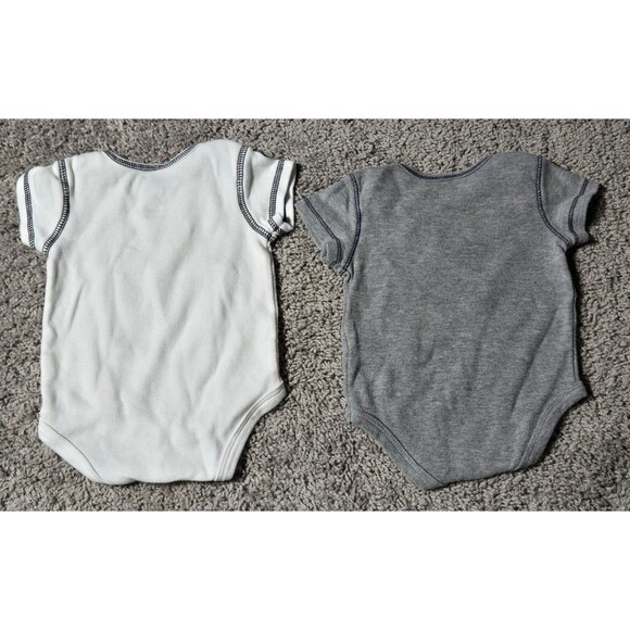 Baby Bodysuit 2 set Minnesota NFL Vikings MLB Twins body onesie snap 0-3 months - Picture 2 of 4